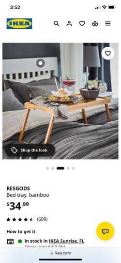 Bed tray,bamboo $20.00