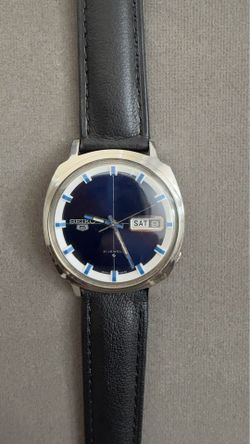1978 Seiko automatic 21 jewels dark blue dial