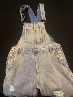 Destressed Women Overalls size S
