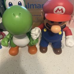 Talking Mario & Yoshi Interactive Figures – Singing & Sound Toys – Nintendo Set