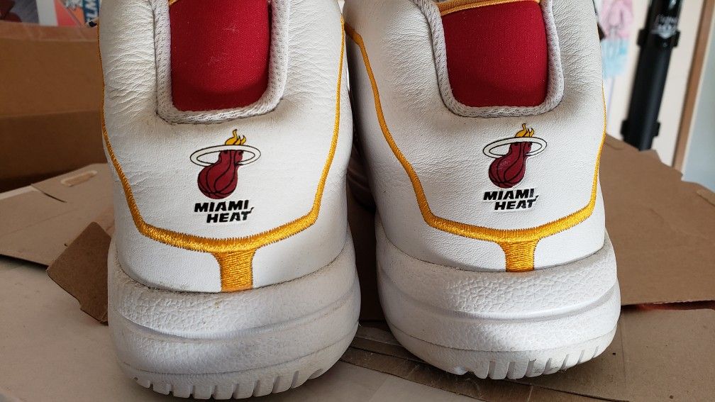 Adidas Miami Heat Shoes, Size 14