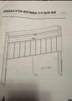 Queen headboard