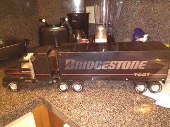 Huge ALL medal Bridgestone tracker trailer