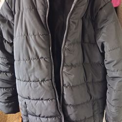 Black Jacket Puffy Medium $5