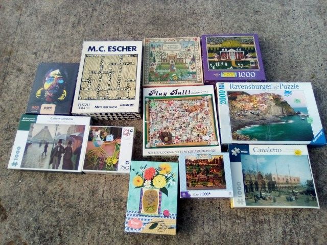 Lot Of 10 Jigsaw Puzzles