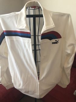 Men’s Puma sports jacket (white)