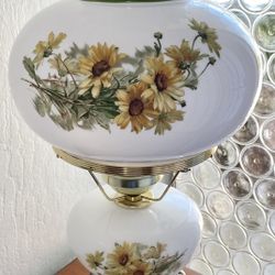 Vintage Beautiful MILK GLASS LAMP