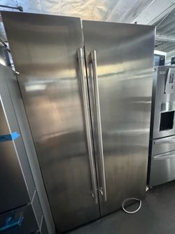 Jenn air 48”Stainless Steel Side-by-Side Refrigerator