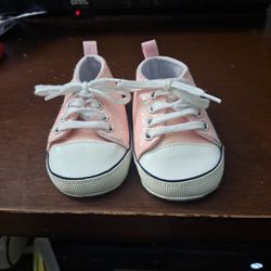 Pink Glitter Infant Converse 