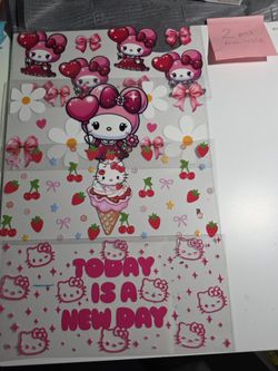 16oz Cup Wraps Hello Kitty 