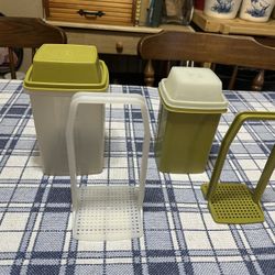 Vintage Tupperware Vegetable/ Pickle Keepers 