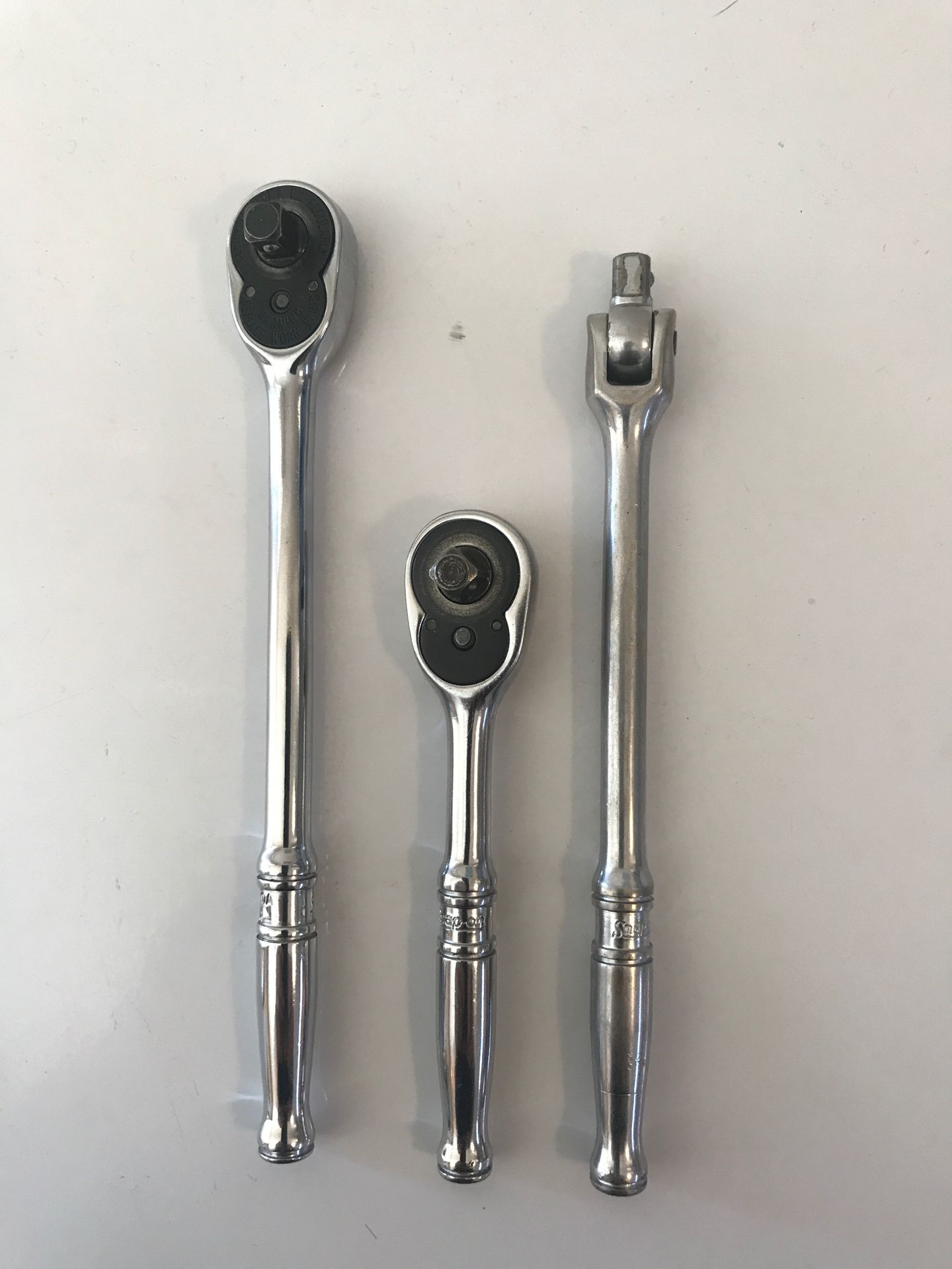 Snap-On 1/4” drive Ratchets and Breaker Bar