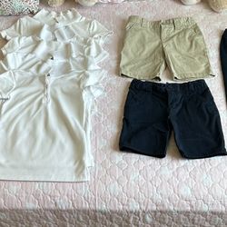 Uniforms For Girls - Size 4/5 Bottoms & 6/7 Tops