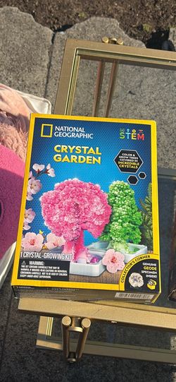 crystal garden national geographic crystal growing kit unopened