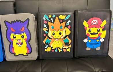 Today Only Special Mother’s Day Sale! 9-pocket trading card binder Custom Hand painted- actual price $100-$120 … today all $80 each