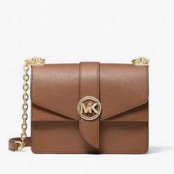 Michael Kors Greenwich Small Saffiano Leather Crossbody Bag for
