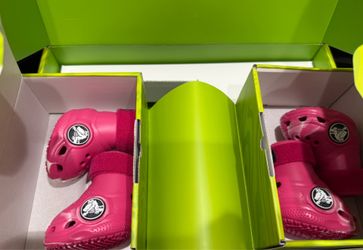 New Bark crocs small shoes