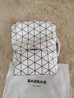 Bao Bao Issey Miyake Backpack White