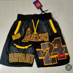 Kobe Bryant Just Don Shorts Size Large Or XL