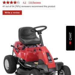 Sitting Down Lawnmower