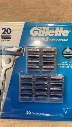 Gillette Mach3 Advanced Razor Cartridges 20-Pack