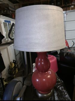 Vintage red lamp
