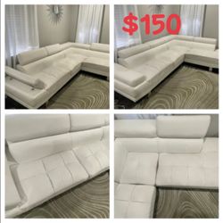 White Sectional Sofa