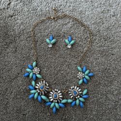 Necklace And Earrings Set 