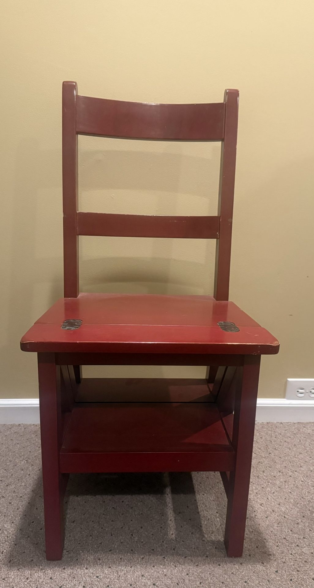 Pottery Barn Wooden Chair Converts To Step Stool