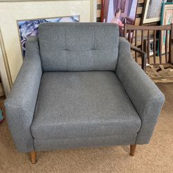 MCM Style Grey Arm Chair