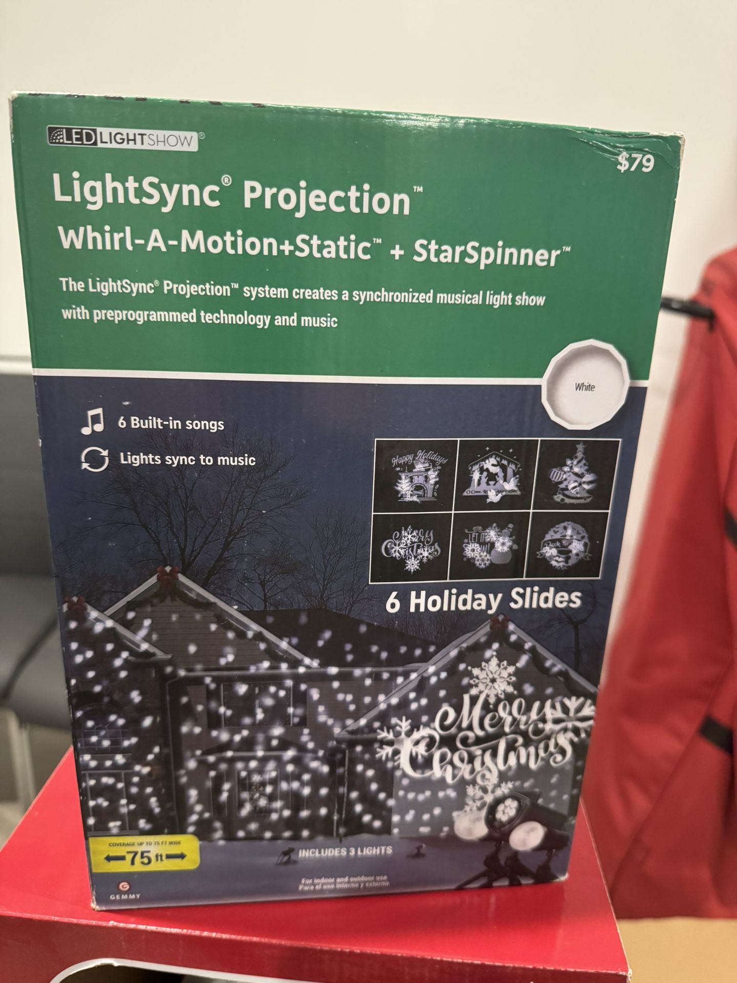 Light sync Projection LED Christmas Show Brand New In Box! 
