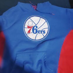 Philadelphia 76ers Mitchell and ness Hodded