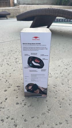 Manta sleep mask sound