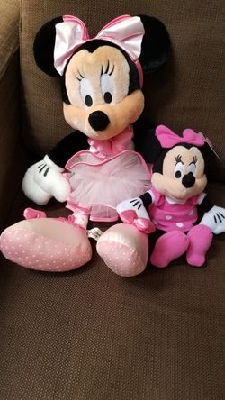 Large & Small Minnie Mouse Dolls