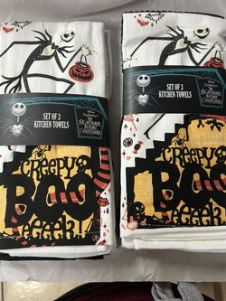 Nightmare Before Christmas Kitchen Towels 