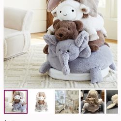 Pottery Barn Plush Stacking Animals 