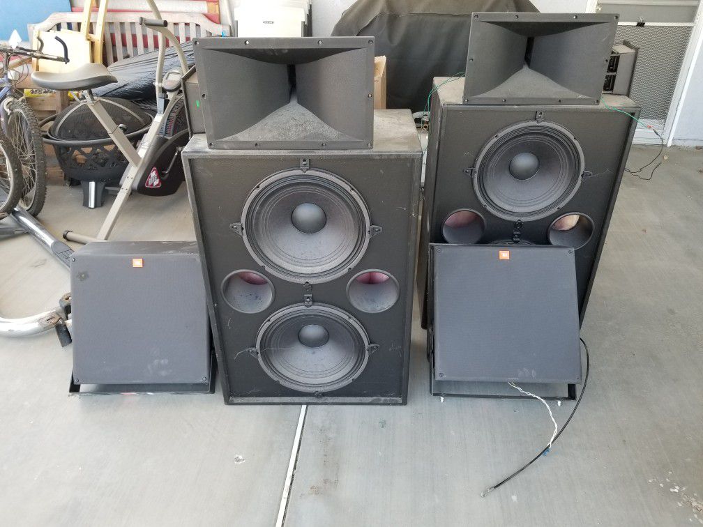 Used speakers, amp crossover