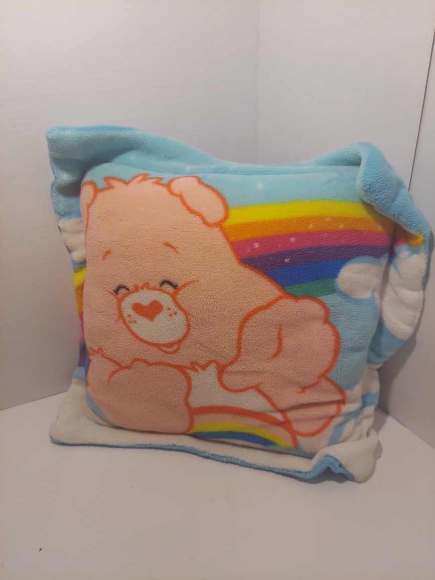 Care Bears Throw Pillow - Care Bear Rainbow From 2004