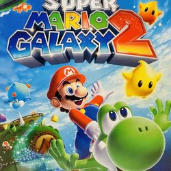 Super Mario Galaxy 2 (Nintendo Wii, 2010) Tested Authentic