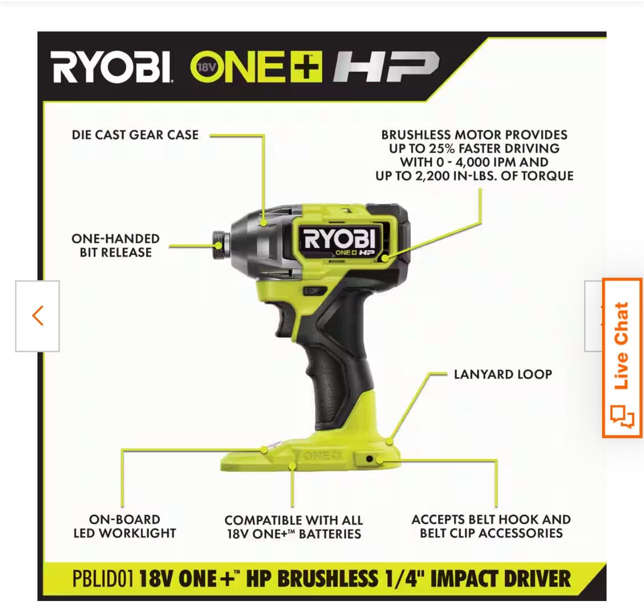 Ryobi Drill