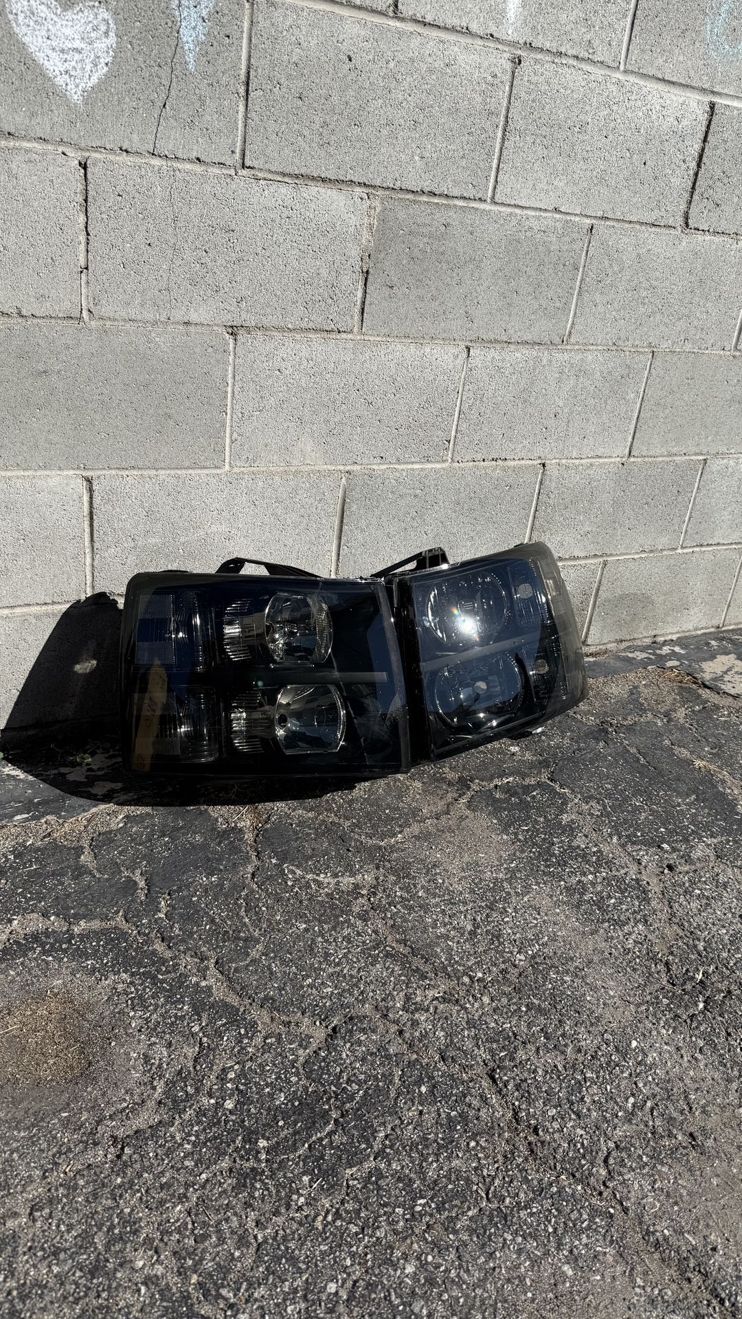 2013 Chevy Silverado Smoked Headlights