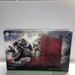 Microsoft Xbox One S Gears of War 4 Limited Edition 2 TB Red