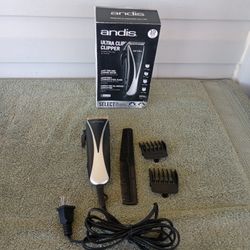 Andis Ultra Clip Professional  4pc. Clipper Haircut Kit Black