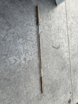 Olympic Size Barbells and the bench