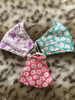 3 pcs cloth masks for adults