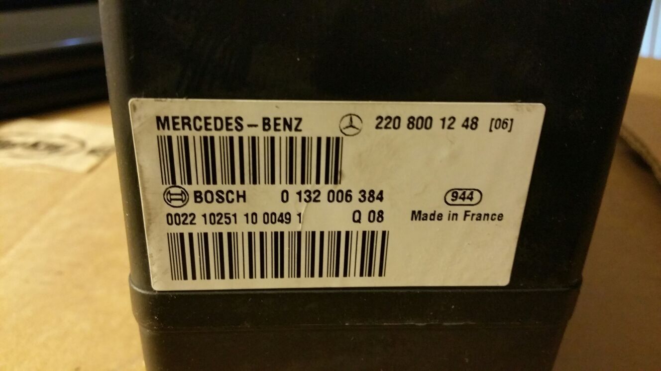 Mercedes w220 s500 s430 s320 door pump