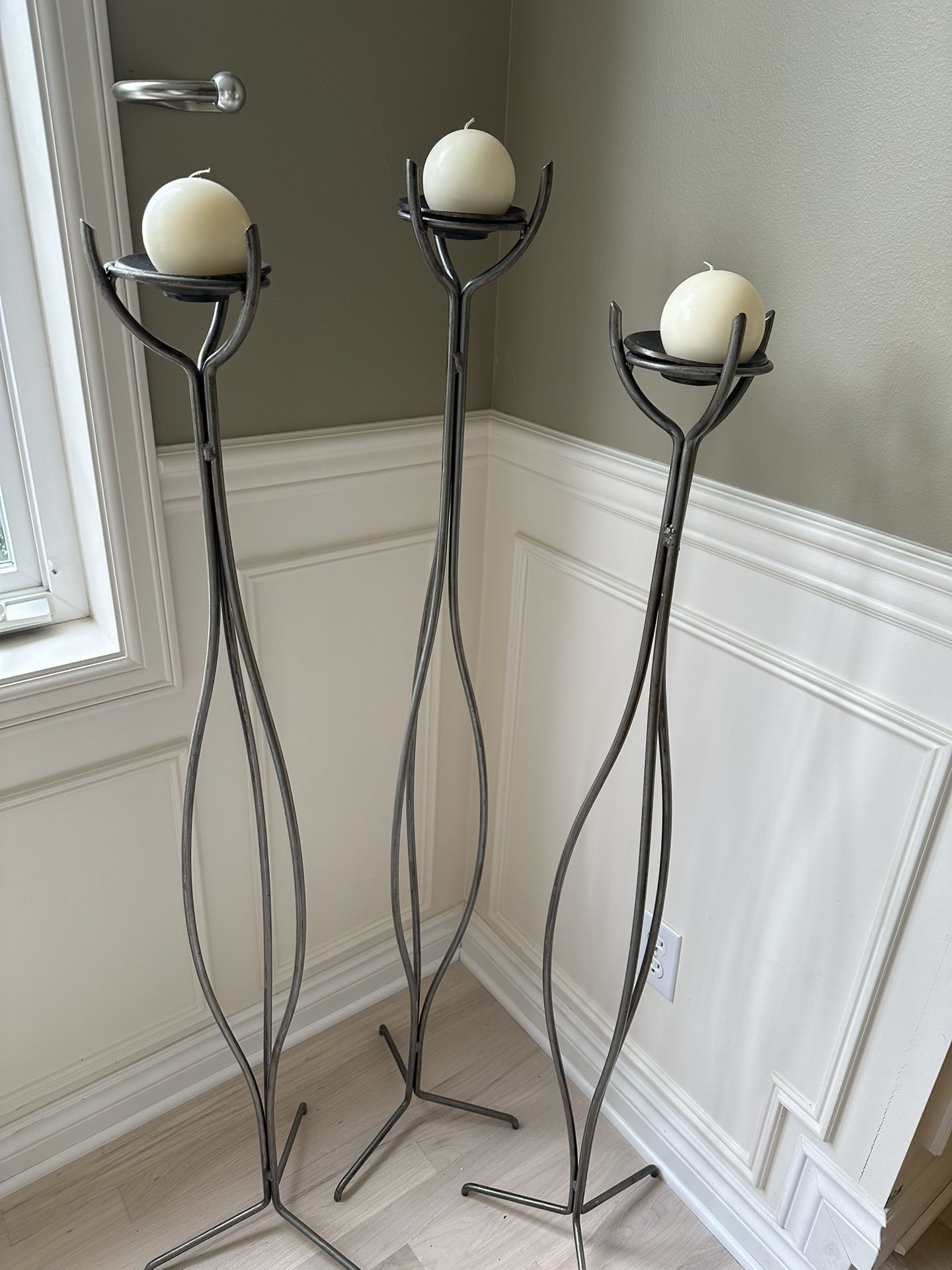 Heavy Duty Metal/iron Plant Or Candle Holders