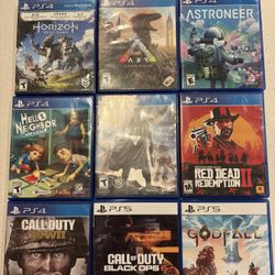 PlayStation(PS4/PS5) Games - $25 each  / $180 lot