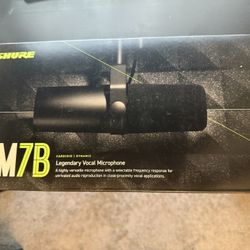Shure SM7B Dynamic Microphone -Excellent for Podcast, Voiceover, Music &Vocal Recording