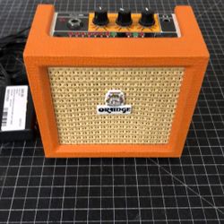 96091 Orange Crush Mini 9v Operated 3 Watt Micro Guitar Amp W/ Power Cord 579921